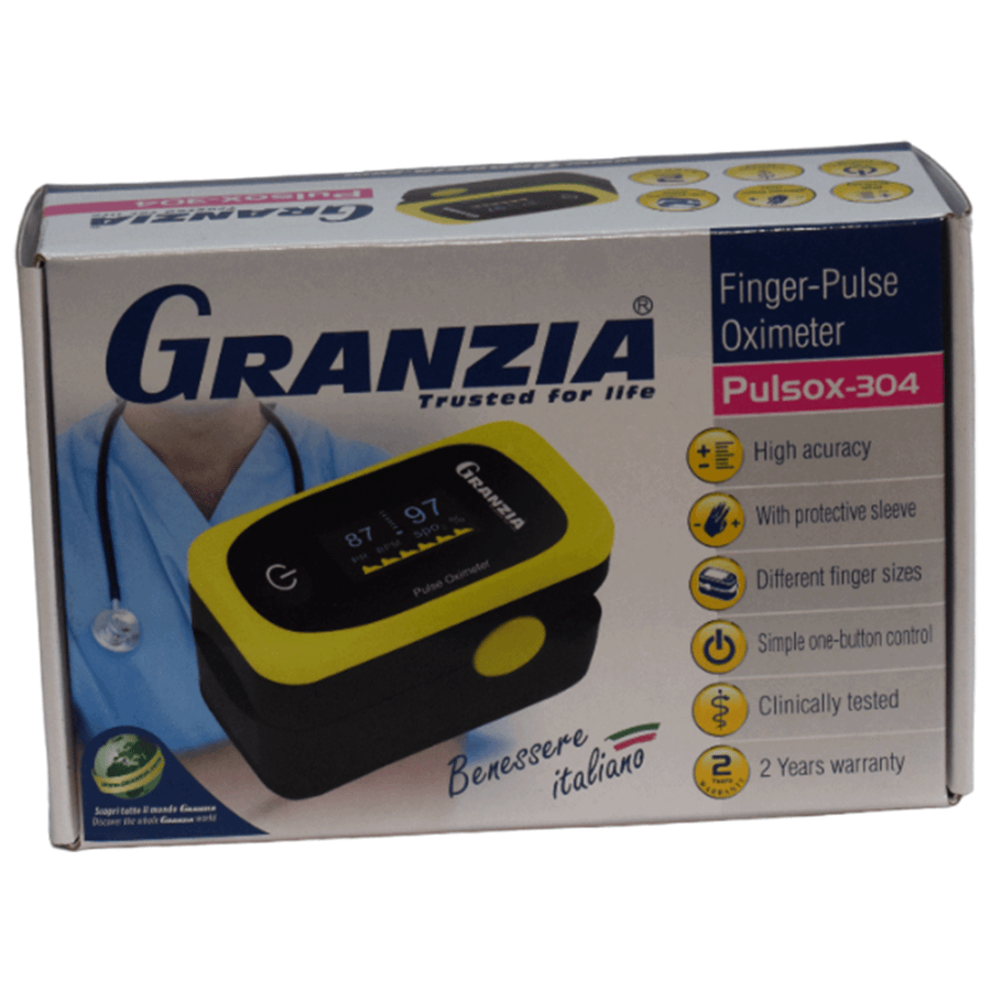 جهاز نسبه الاكسجين جرانزيا Finger pulse Oximeter Granzia , Egy Health 