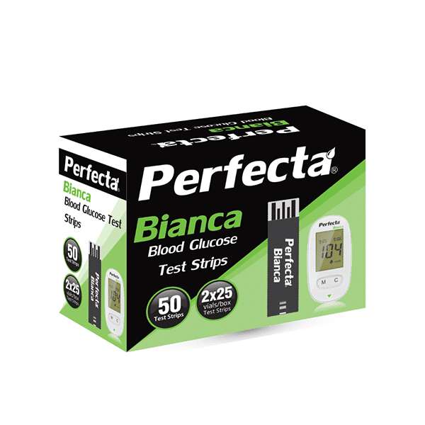 شرائط قياس السكر بيانكا Perfecta Bianca Strips, Egy Health