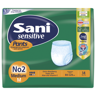 حفاضات شورت سانى  sani diaper Medium 14pcs , Egy Health