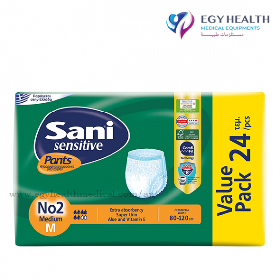 sani diaper Medium 24pcs , Egy Health