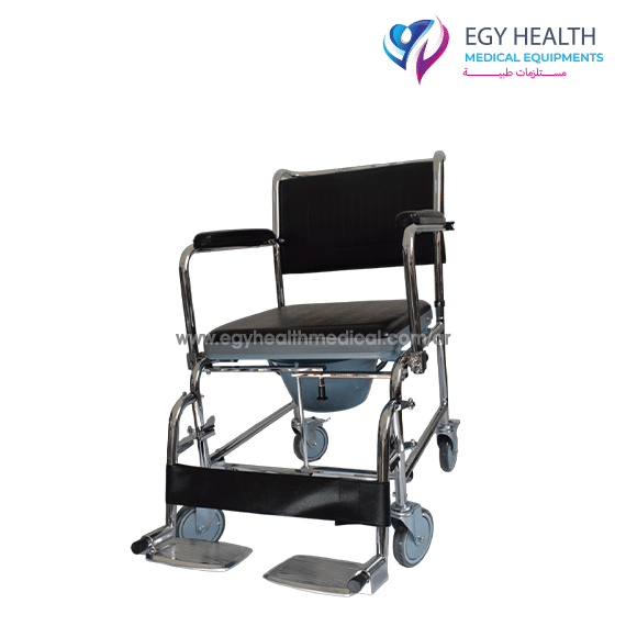 كرسي متحرك للحمامtoilet wheelchair , ايجي هيلث