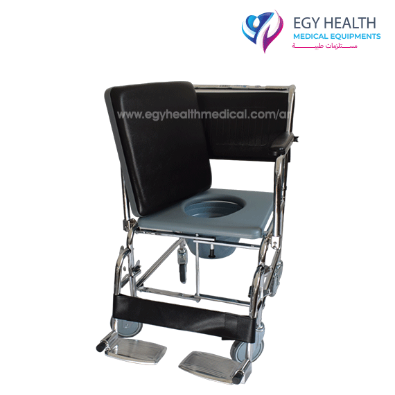   كرسي متحرك للحمامtoilet wheelchair , ايجي هيلث