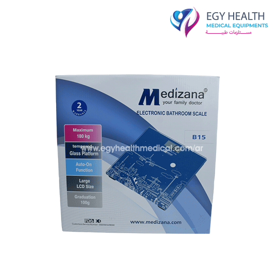 ميزان ديجيتال 180كيلو ميدزانا medizana digital scale 180kg , egy health