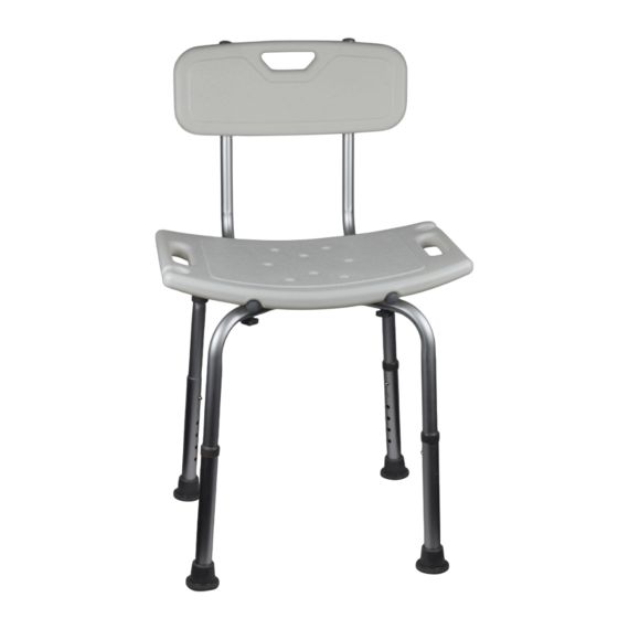 كرسي شاور طبي مريح Medical Shower Chair with Backrest , EGY HEALTH