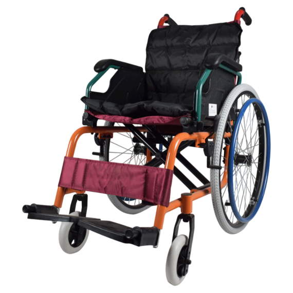 كرسي متحرك الومنيوم خفيف الوزن Aluminum Foldable Wheelchair , EGY HEALTH