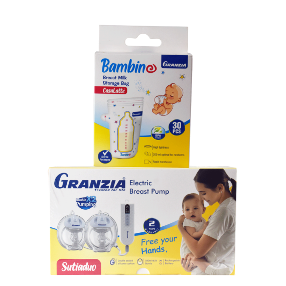 شفاط حليب جرانزيا كهربائى مزدوج Granzia Electric Breast Pump Sutiaduo , EGY HEALTH