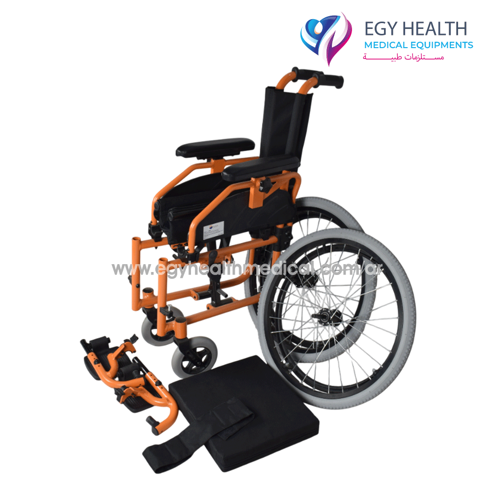 كرسي متحرك خفيف للاطفال Lightweight Aluminum Pediatric Wheelchair , EGY HEALTH