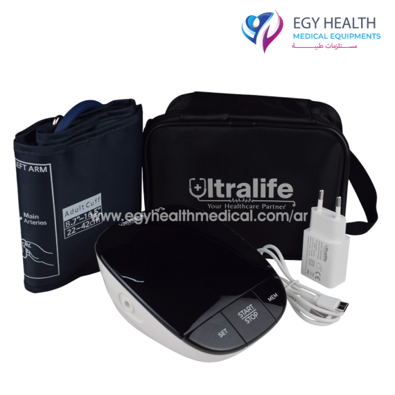 جهاز قياس الضغط بدقة عالية Ultralife Digital Blood Pressure Monitor . EGY HEALTH