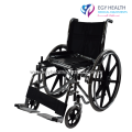 كرسي متحرك بجوانب فك 120كجم Wheelchair capacity 120kg Removable Armrests ,EGY HEALTH