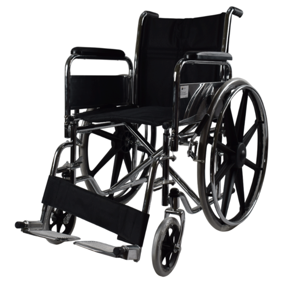 كرسي متحرك بجوانب فك 120كجم Wheelchair capacity 120kg Removable Armrests ,EGY HEALTH