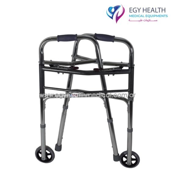 مشاية طبية خفيفة بعجلات Folding Walker For Elderly , EGY HEALTH