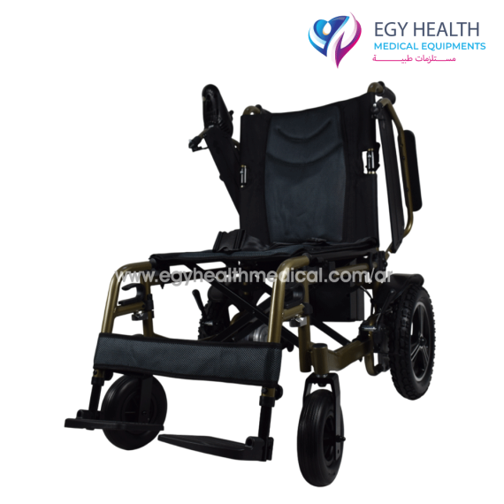 كرسي متحرك كهربائى قابل للطى Foldable Electric Wheelchair , EGY HEALTH