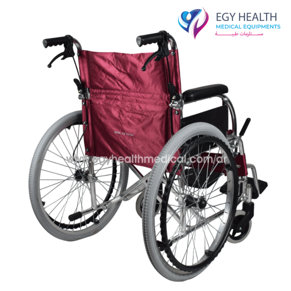 كرسي الومنيوم خفيف قابل للطى Ultralight Folding Aluminum Wheelchair , EGY HEALTH