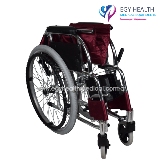 كرسي الومنيوم خفيف قابل للطى Ultralight Folding Aluminum Wheelchair , EGY HEALTH