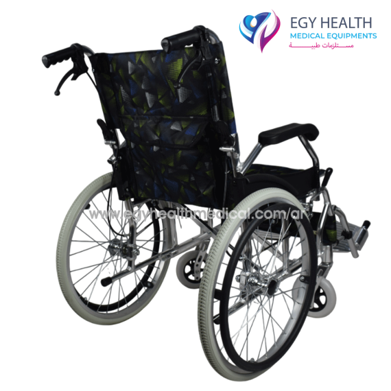 كرسي الومنيوم ثابت وخفيف الوزن aluminum rigid wheelchair lightweight , EGY HEALTH