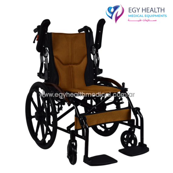كرسي الومنيوم خفيف الوزن ينطوى lightweight aluminum folding wheelchair , EGY HEALTH