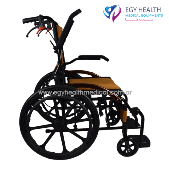 كرسي الومنيوم خفيف الوزن ينطوى lightweight aluminum folding wheelchair , EGY HEALTH