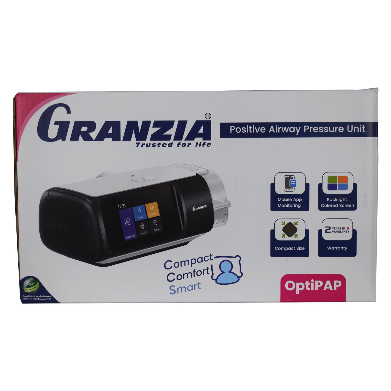 جهاز Granzia Auto CPAP OptiPAP | ضمان حقيقي | ارخص سعر | ايجى هيلث