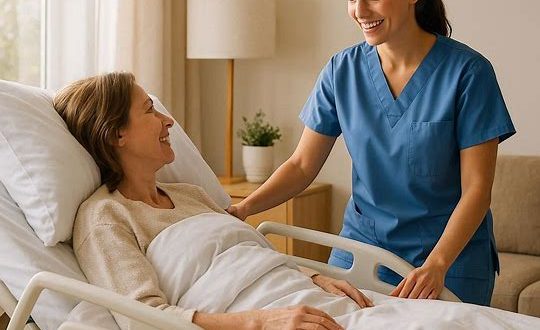 Adjustable hospital bed