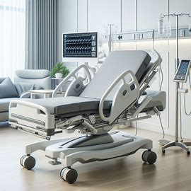 Adjustable hospital bed