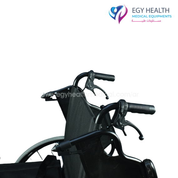 كرسي متحرك جوانب رفع بفرامل للمرافق Manual Wheelchair Flip Up Arms من ايجي هيلث