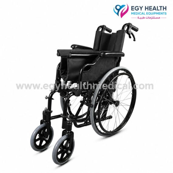 كرسي متحرك جوانب رفع بفرامل للمرافق Manual Wheelchair Flip Up Arms من ايجي هيلث
