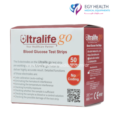 شرائط سكر Ultralife Go Glucose Strips , EGY HEALTH