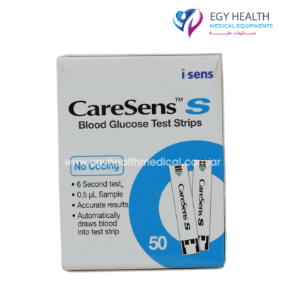 شرائط سكر CareSens S Test Strips , EGY HEALTH