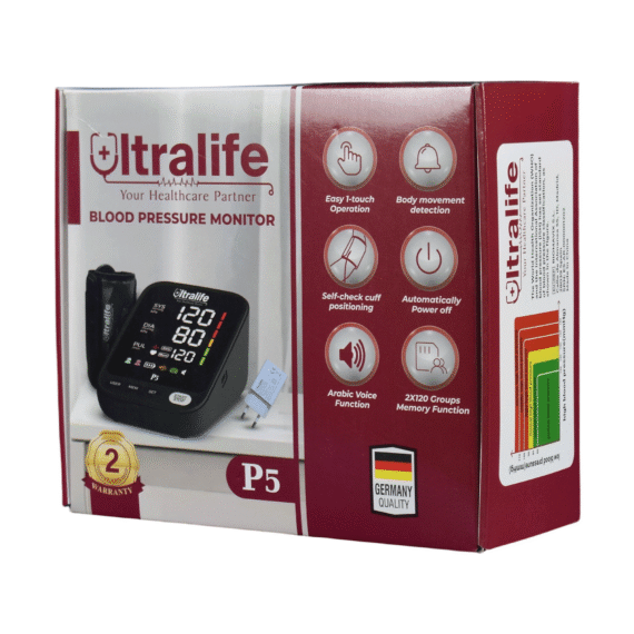 جهاز ضغط الدم ديجيتال Ultralife P5 Blood Pressure Monitor , EGY HEALTH