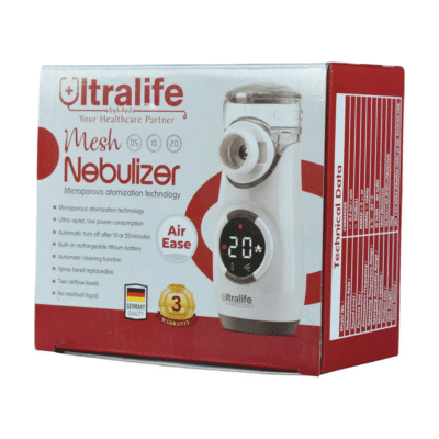 جهاز نيبولايزر محمول للكبار والأطفال الترا لايف Ultralife Portable Mesh Nebulizer - Egy Health