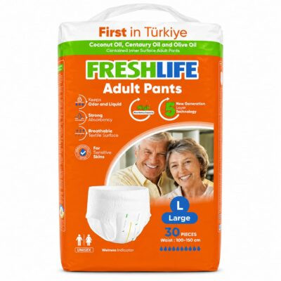 حفاضات شورت كبار السن فريش لايف Fresh Life Adult Pants L , EGY HEALTH
