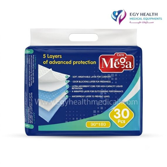 Mega Disposable Bed Pads Underpads (30-Pack) , EGY HEALTH