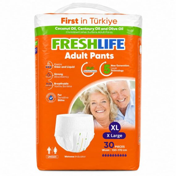 حفاضات شورت كبار السن فريش لايف Fresh Life Adult Pants XL , EGY HEALTH