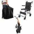 كرسي متحرك ألومنيوم للسفر – خفيف الوزن – قابل للطيLightweight Aluminum Travel Wheelchair , EGY HEALTH
