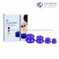 طقم حجامة سيليكون 4 قطع Silicone Cupping Set 4PCS , EGY HEALTH