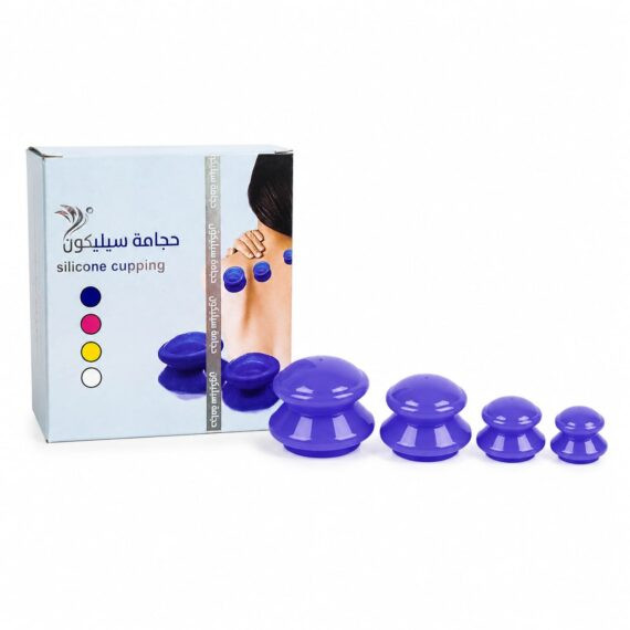 طقم حجامة سيليكون 4 قطع  Silicone Cupping Set 4PCS , EGY HEALTH