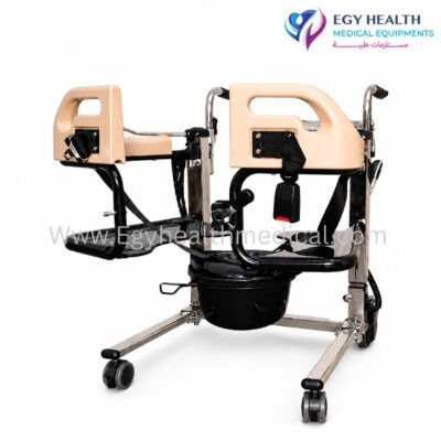 كرسي نقل مريض كهربائي ستانلس Electric Patient Transfer Chair Stainless Steel , EGY HEALTH
