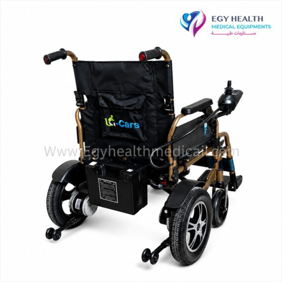 كرسي متحرك كهربائي 140 كيلو Electric Wheelchair 140kg Capacity EGY HEALTH,