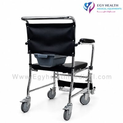 Mobile Toilet Commode Wheelchair 130kg