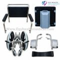 كرسي متحرك تواليت واستحمام3-in-1 Shower Commode Wheelchair 120kg, EGY HEALTH
